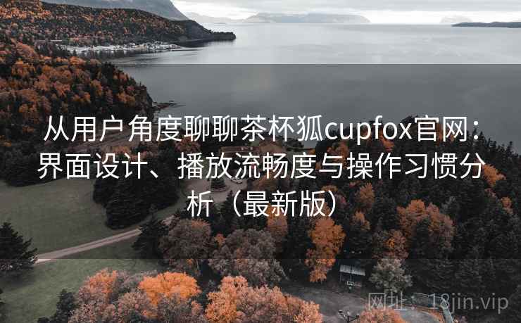 从用户角度聊聊茶杯狐cupfox官网：界面设计、播放流畅度与操作习惯分析（最新版）
