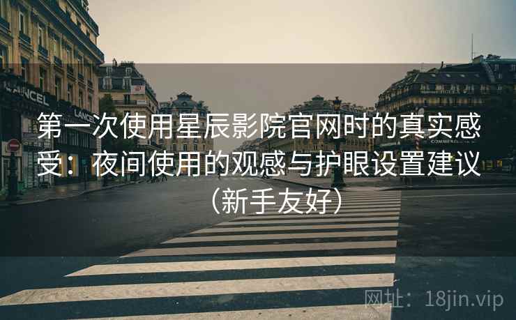 第一次使用星辰影院官网时的真实感受：夜间使用的观感与护眼设置建议（新手友好）