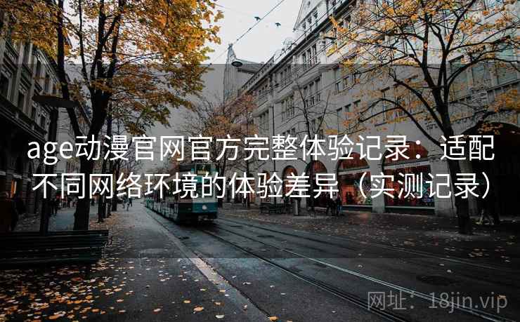 age动漫官网官方完整体验记录：适配不同网络环境的体验差异（实测记录）