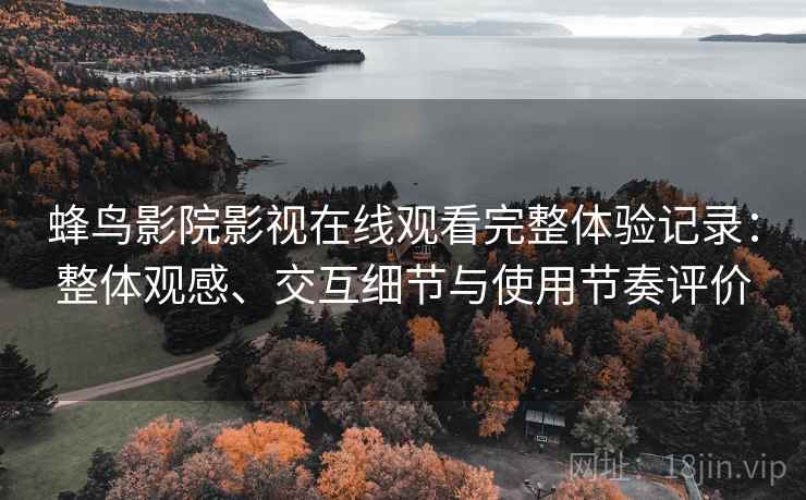 蜂鸟影院影视在线观看完整体验记录：整体观感、交互细节与使用节奏评价